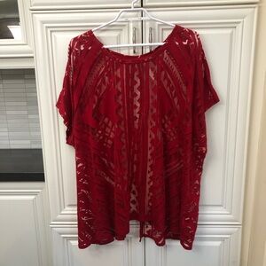 SIZE 3X - Penningtons Joy is Contagious sheer women’s top